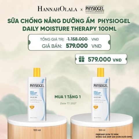  SỮA CHỐNG NẮNG DƯỠNG ẨM PHYSIOGEL DAILY MOISTURE THERAPY 100ML 