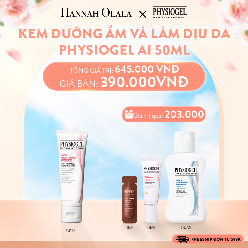  A665_DEAL 3: KEM DƯỠNG ẨM VÀ LÀM DỊU DA PHYSIOGEL AI 50ML 