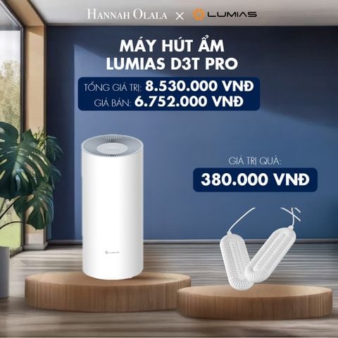  M77_DEAL 38: MÁY HÚT ẨM LUMIAS D3T PRO 