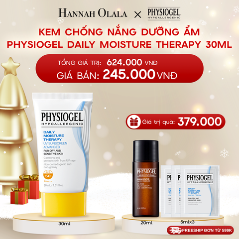  DEAL 4: KEM CHỐNG NẮNG DƯỠNG ẨM PHYSIOGEL DAILY MOISTURE THERAPY 30ml 