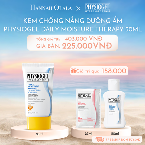  C832_DEAL 4: KEM CHỐNG NẮNG DƯỠNG ẨM PHYSIOGEL DAILY MOISTURE THERAPY 30ml 