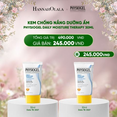  DEAL 4: KEM CHỐNG NẮNG DƯỠNG ẨM PHYSIOGEL DAILY MOISTURE THERAPY 30ML 