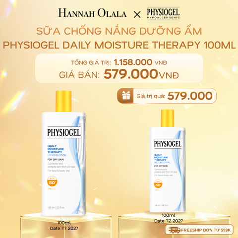  DEAL 5: SỮA CHỐNG NẮNG DƯỠNG ẨM  PHYSIOGEL DAILY MOISTURE THERAPY 100ml 