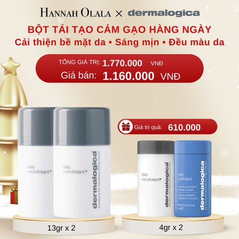  A891_DEAL 5: COMBO 2 TẨY DA CHẾT SÁNG MỊN – RẠNG RỠ DAILY MICROFOLIANT 13GR 