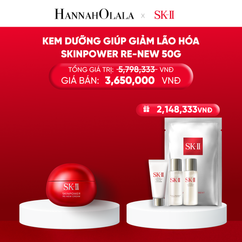  DEAL 6: KEM DƯỠNG GIẢM DẤU HIỆU LÃO HÓA SK-II SKINPOWER RE-NEW 50G 