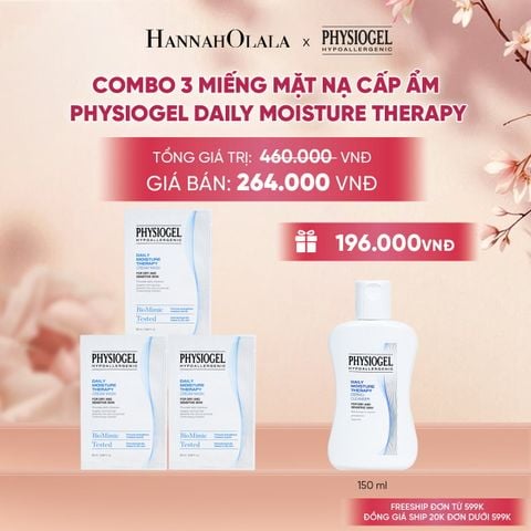  COMBO 3 MIẾNG MẶT NẠ CẤP ẨM PHYSIOGEL DAILY MOISTURE THERAPY 