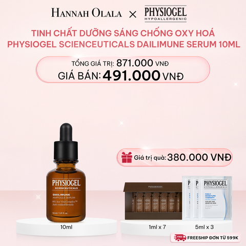  E1063_DEAL 7: TINH CHẤT DƯỠNG SÁNG CHỐNG OXY HOÁ PHYSIOGEL SCIENCEUTICALS DAILIMUNE 10ml 