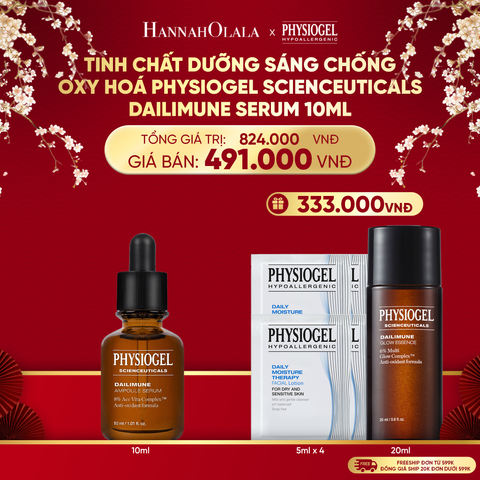  A1706_DEAL 7: TINH CHẤT DƯỠNG SÁNG CHỐNG OXY HOÁ PHYSIOGEL SCIENCEUTICALS DAILIMUNE 10ML 