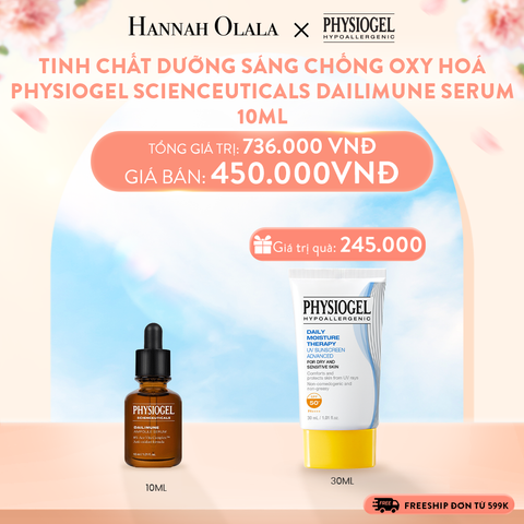  A669_DEAL 7: TINH CHẤT DƯỠNG SÁNG CHỐNG OXY HOÁ PHYSIOGEL SCIENCEUTICALS DAILIMUNE 10ML 