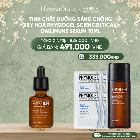  DEAL 7: TINH CHẤT DƯỠNG SÁNG CHỐNG OXY HOÁ PHYSIOGEL SCIENCEUTICALS DAILIMUNE 10ml 