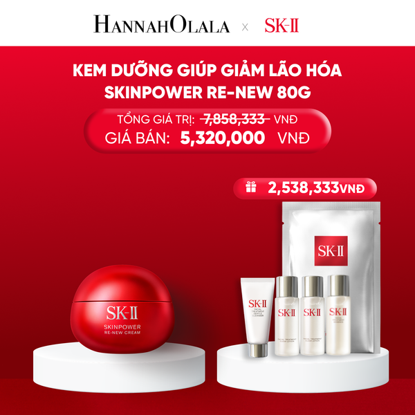  E8_DEAL 8: KEM DƯỠNG GIẢM DẤU HIỆU LÃO HÓA SK-II SKINPOWER RE-NEW 80G 