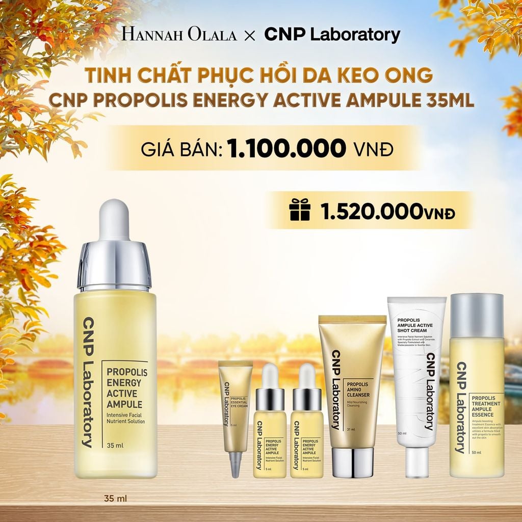  TINH CHẤT PHỤC HỒI DA KEO ONG CNP PROPOLIS ENERGY ACTIVE AMPULE 35ML - E2156 