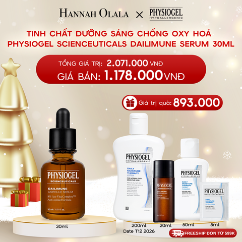  DEAL 8: TINH CHẤT DƯỠNG SÁNG CHỐNG OXY HOÁ PHYSIOGEL SCIENCEUTICALS DAILIMUNE 30ml 