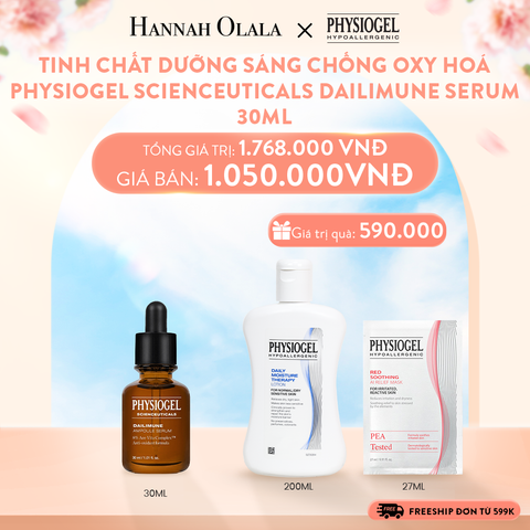  A670_DEAL 8: TINH CHẤT DƯỠNG SÁNG CHỐNG OXY HOÁ PHYSIOGEL SCIENCEUTICALS DAILIMUNE 30ML 