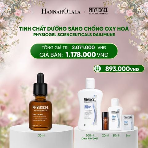  DEAL 8: TINH CHẤT DƯỠNG SÁNG CHỐNG OXY HOÁ PHYSIOGEL SCIENCEUTICALS DAILIMUNE 30ML 
