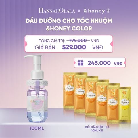  DẦU DƯỠNG CHO TÓC NHUỘM &HONEY COLOR - A655 