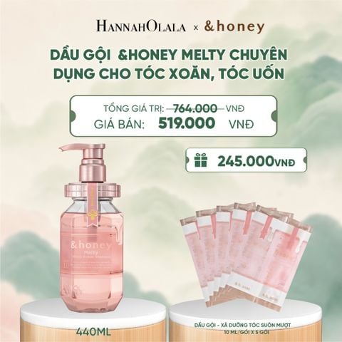  DẦU GỘI &HONEY MELTY CHUYÊN DỤNG CHO TÓC XOĂN, TÓC UỐN - A651 