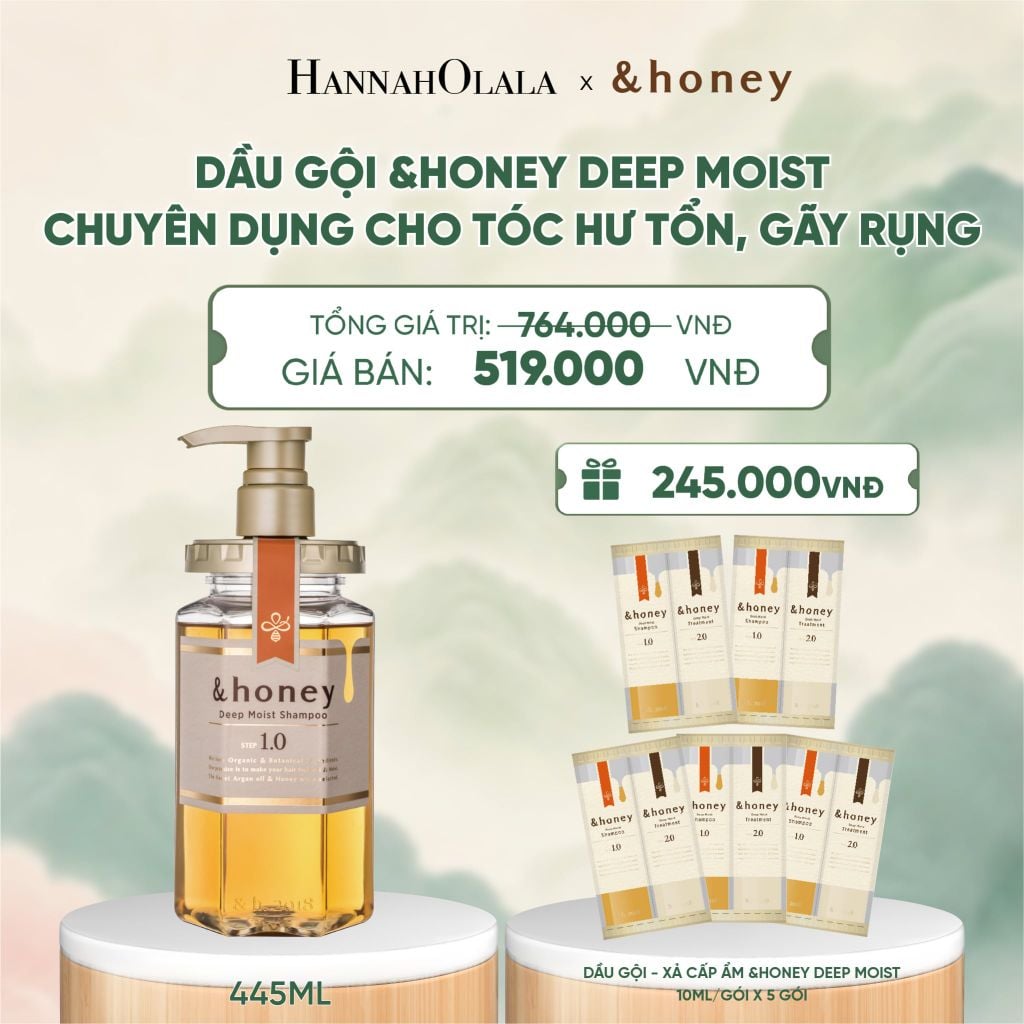  DẦU GỘI &HONEY DEEP MOIST CHUYÊN DỤNG CHO TÓC HƯ TỔN, GÃY RỤNG - A649 