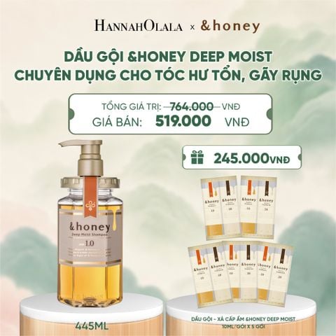  DẦU GỘI &HONEY DEEP MOIST CHUYÊN DỤNG CHO TÓC HƯ TỔN, GÃY RỤNG - A649 