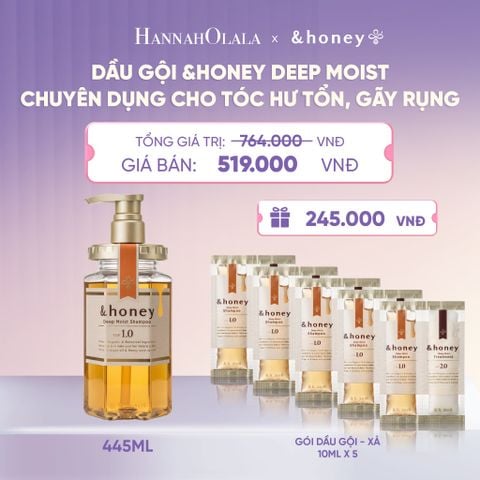 DẦU GỘI &HONEY DEEP MOIST CHUYÊN DỤNG CHO TÓC HƯ TỔN, GÃY RỤNG - A649 