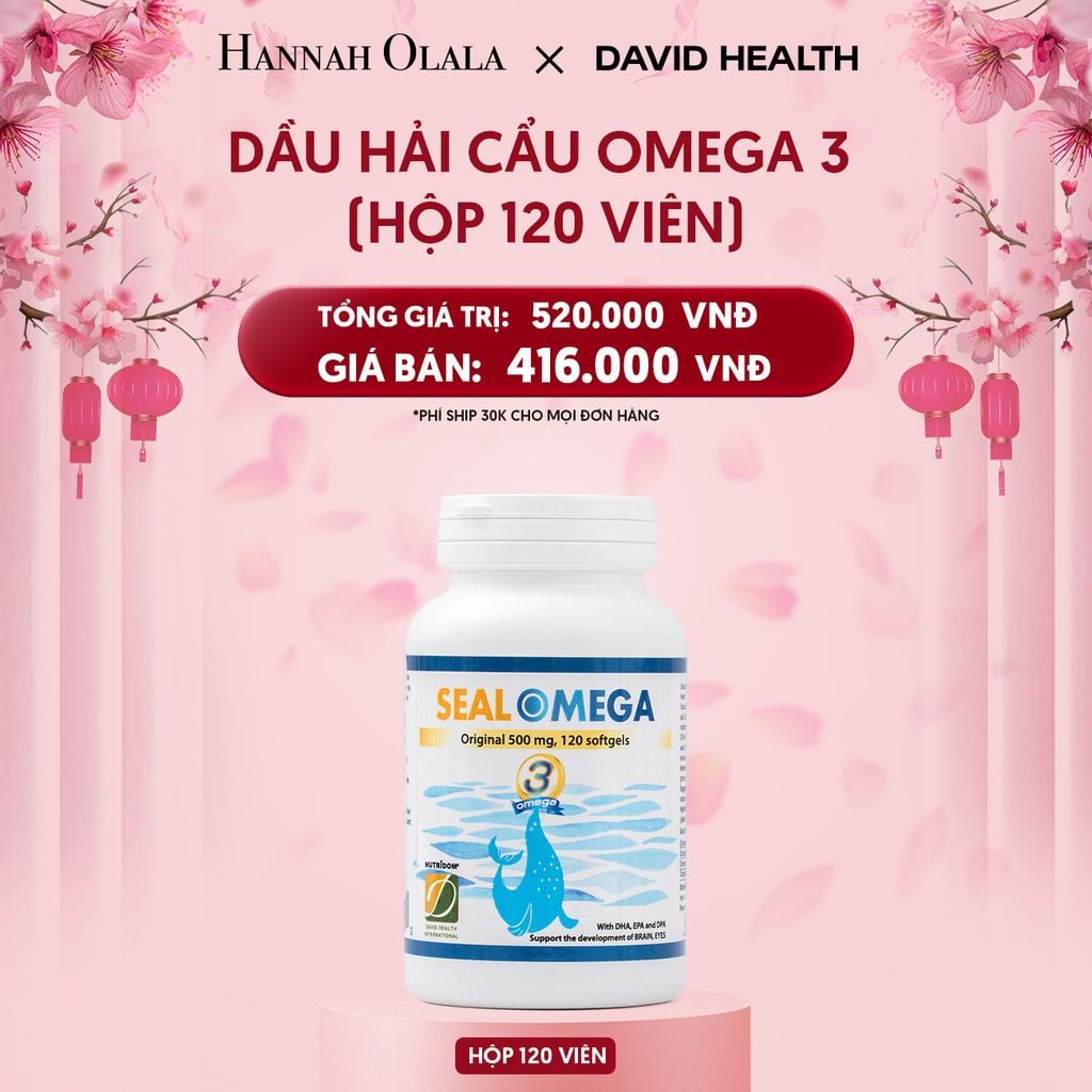  DEAL 13: HỘP OMEGA 3 DẦU HẢI CẨU (120 VIÊN) 