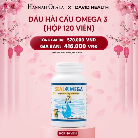  DEAL 13: HỘP OMEGA 3 DẦU HẢI CẨU (120 VIÊN) 