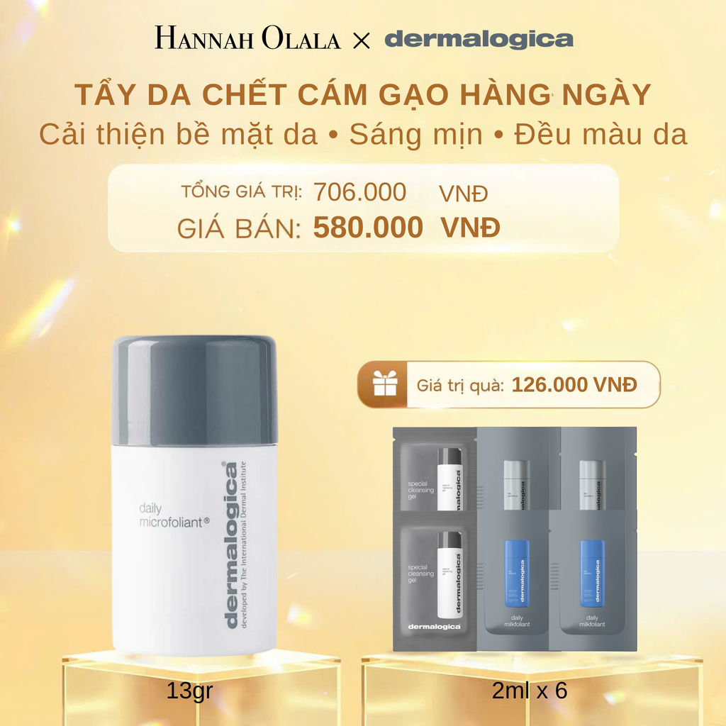  DEAL 4: TẨY DA CHẾT SÁNG MỊN – RẠNG RỠ DAILY MICROFOLIANT 13GR 