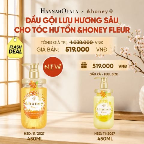  [NEW] DẦU GỘI LƯU HƯƠNG SÂU CHO TÓC HƯ TỔN &HONEY FLEUR 