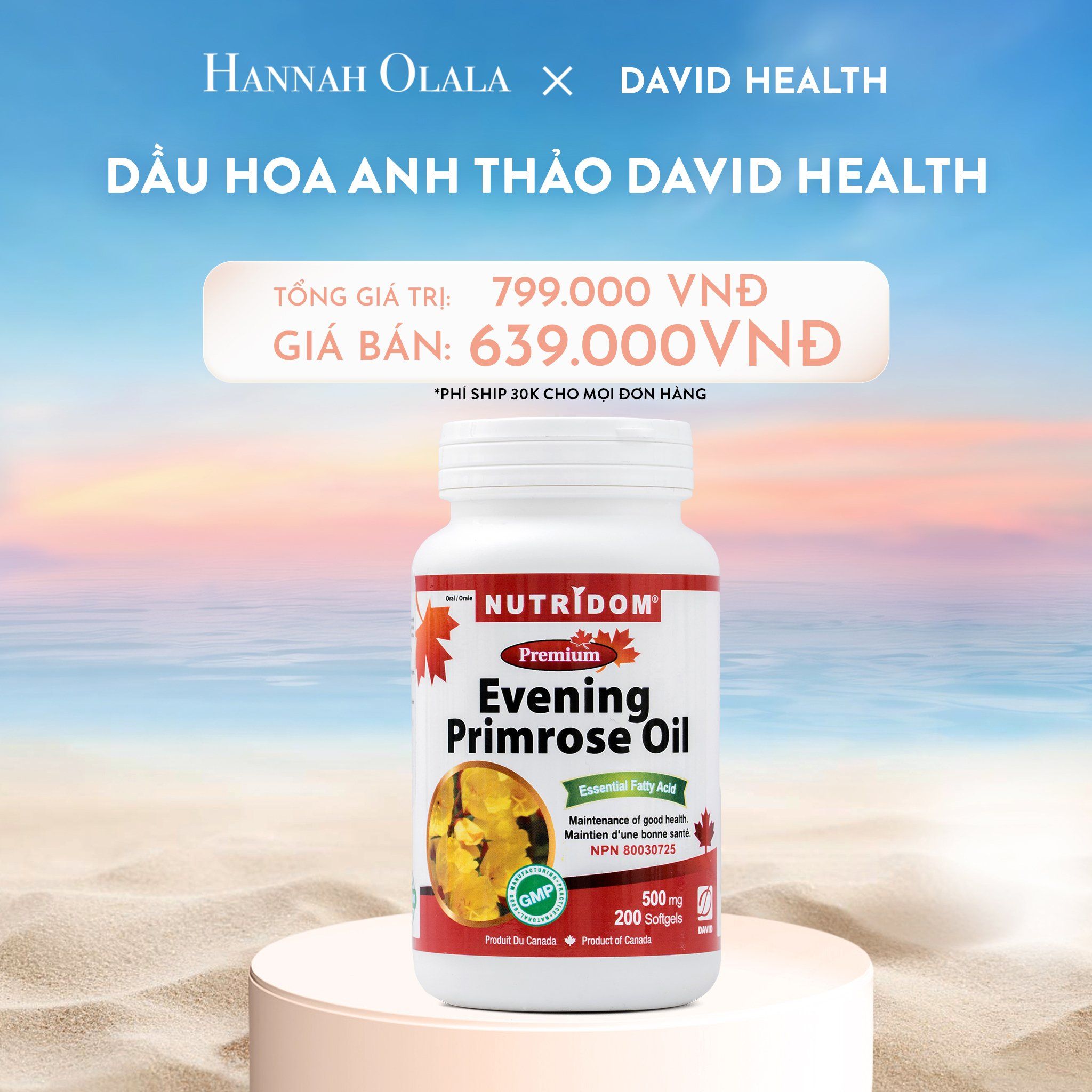  C501_DEAL 1: DẦU HOA ANH THẢO CHIỀU 200 VIÊN 