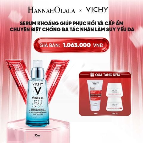  SERUM KHOÁNG GIÚP PHỤC HỒI VÀ CẤP ẨM VICHY MINERAL 89 50ML - B92 