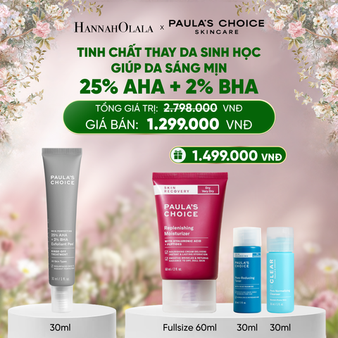  DEAL 12: TINH CHẤT THAY DA SINH HỌC GIÚP DA SÁNG MỊN SKIN PERFECTING 25% AHA + 2% BHA EXFOLIANT PEEL 30ML 