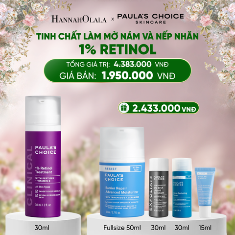  DEAL 13: TINH CHẤT LÀM MỜ NÁM VÀ NẾP NHĂN CLINICAL 1% RETINOL TREATMENT - HSD 1/10/2026 