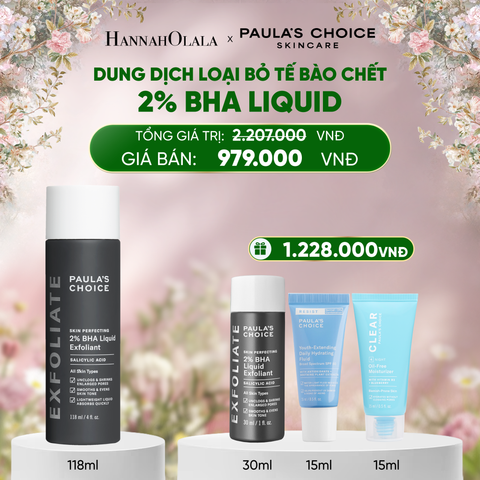  DEAL 1: DUNG DỊCH TẨY TẾ BÀO CHẾT PAULA'S CHOICE 2% BHA 118 ML 
