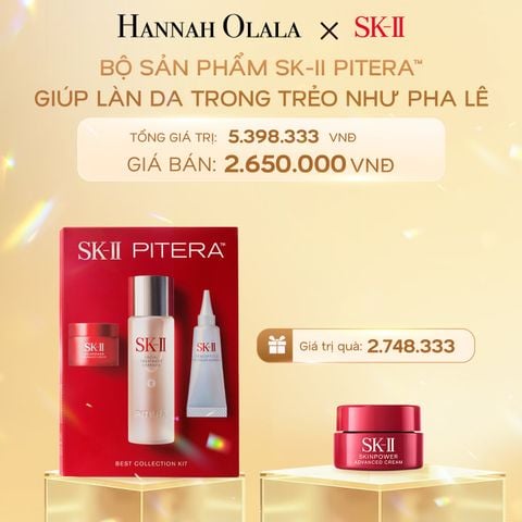  DEAL 7: BỘ SẢN PHẨM SK-II PITERA™ GIÚP LÀN DA TRONG TRẺO NHƯ PHA LÊ 