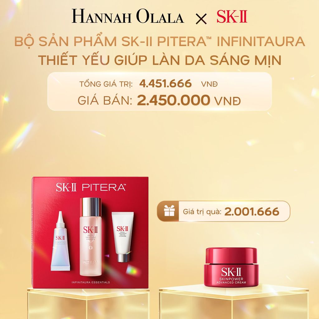  C558_DEAL 8: BỘ SẢN PHẨM SK-II PITERA™ INFINITAURA THIẾT YẾU GIÚP LÀN DA SÁNG MỊN 