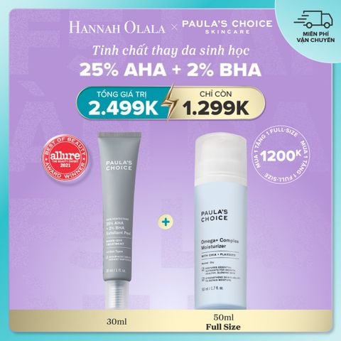  DEAL 11: TINH CHẤT THAY DA SINH HỌC GIÚP DA SÁNG MỊN SKIN PERFECTING 25% AHA + 2% BHA EXFOLIANT PEEL 30ML 