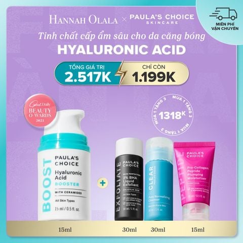  DEAL 13: TINH CHẤT CẤP NƯỚC LÀM CĂNG BÓNG DA HYALURONIC ACID BOOSTER 15ML 