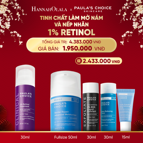 DEAL 13: TINH CHẤT LÀM MỜ NÁM VÀ NẾP NHĂN CLINICAL 1% RETINOL TREATMENT - HSD 1/10/2026 