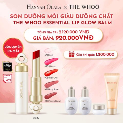  D23_DEAL13: NEW - SON DƯỠNG CẢI THIỆN NẾP NHĂN MÔI THE WHOO ESSENTIAL LIP GLOW BALM 