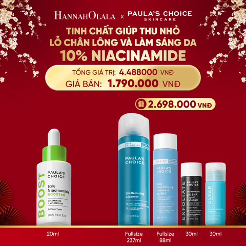  DEAL 17: TINH CHẤT THU NHỎ LỖ CHÂN LÔNG VÀ LÀM SÁNG DA 10% NIACINAMIDE 20ML 