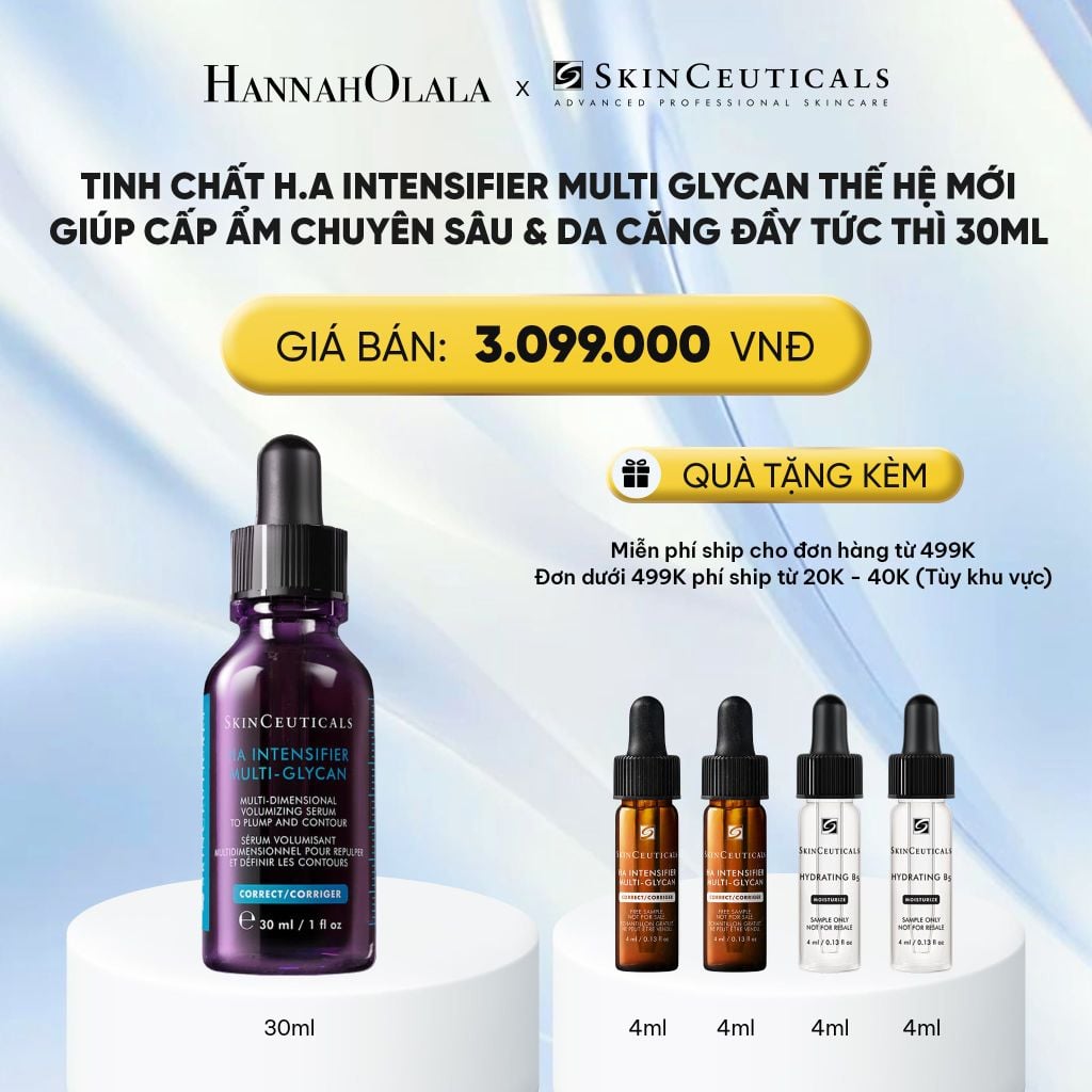  DEAL 1 TINH CHẤT H.A INTENSIFIER MULTI GLYCAN THẾ HỆ MỚI GIÚP CẤP ẨM CHUYÊN SÂU & DA CĂNG ĐẦY TỨC THÌ 30ML 