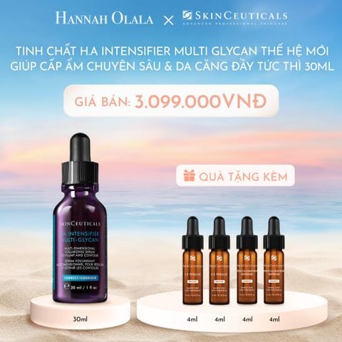  DEAL 1 TINH CHẤT H.A INTENSIFIER MULTI GLYCAN THẾ HỆ MỚI GIÚP CẤP ẨM CHUYÊN SÂU & DA CĂNG ĐẦY TỨC THÌ 30ML 