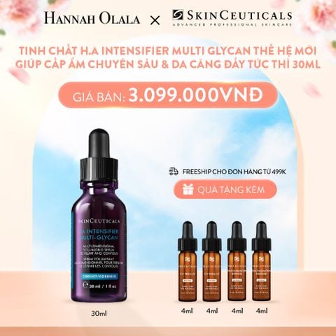  A758_DEAL 1 TINH CHẤT H.A INTENSIFIER MULTI GLYCAN THẾ HỆ MỚI GIÚP CẤP ẨM CHUYÊN SÂU & DA CĂNG ĐẦY TỨC THÌ 30ML 