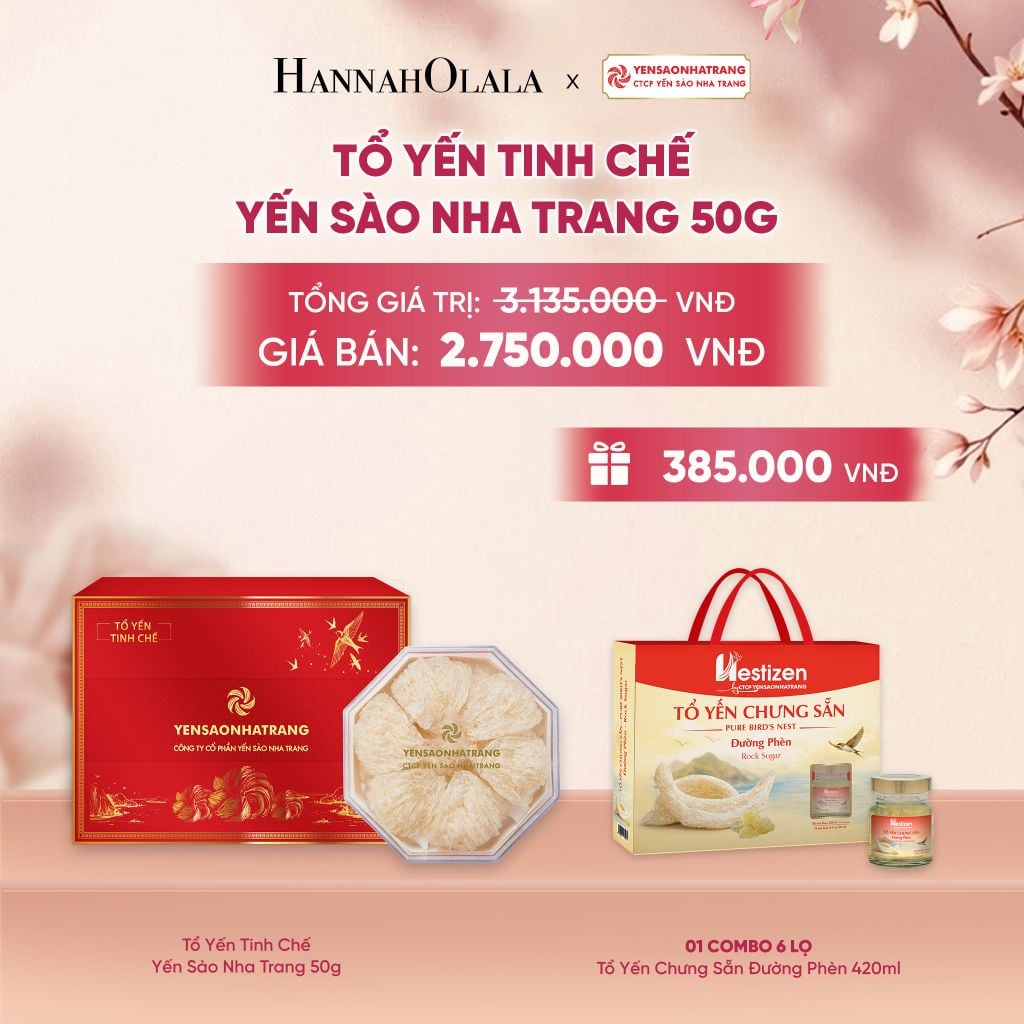  TỔ YẾN TINH CHẾ YẾN SÀO NHA TRANG 50G - DEAL 1 - A427 