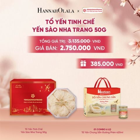  TỔ YẾN TINH CHẾ YẾN SÀO NHA TRANG 50G - DEAL 1 - A427 