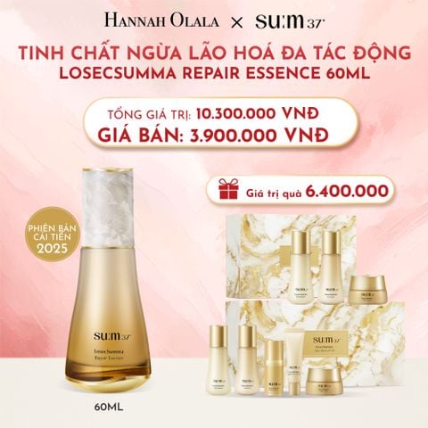  D4_DEAL20: PHIÊN BẢN CẢI TIẾN 2025 - TINH CHẤT NGỪA LÃO HÓA ĐA TÁC ĐỘNG CẢI THIỆN 8 VẤN ĐỀ SU:M37 8-MIRACLE POWER ESSENCE 60ML 