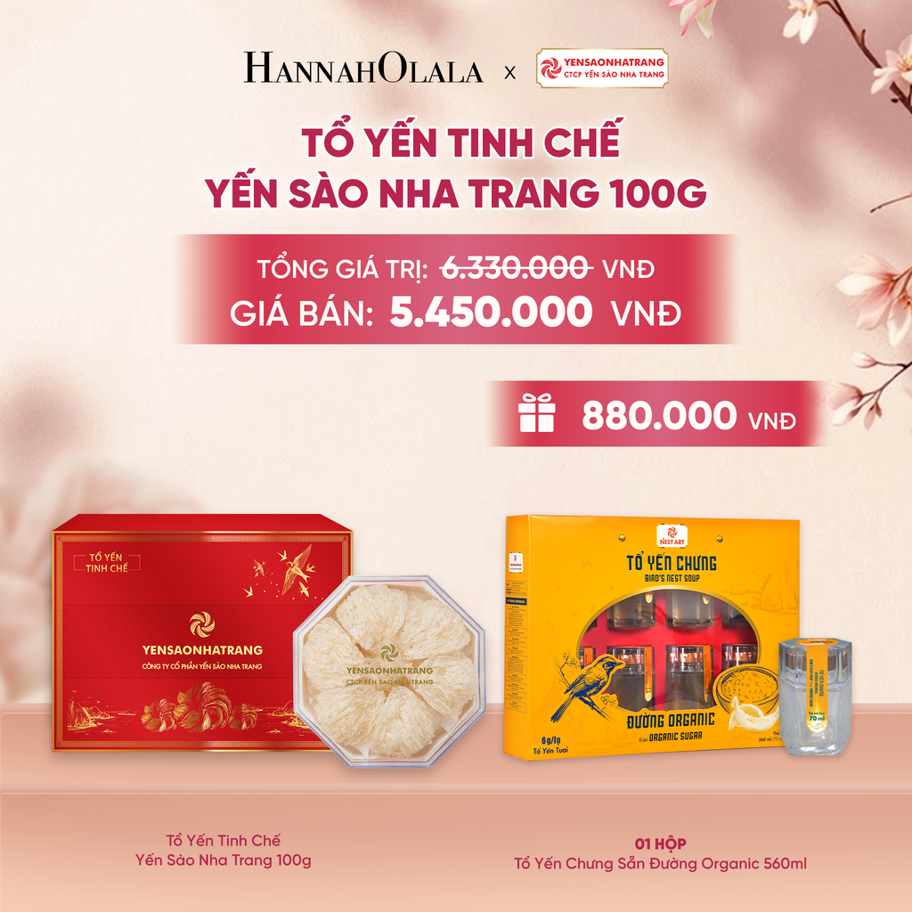  TỔ YẾN TINH CHẾ YẾN SÀO NHA TRANG 100G - DEAL 2 - A428 