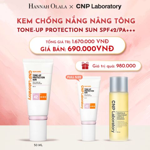  D2_DEAL32: KEM CHỐNG NẮNG NÂNG TÔNG CNP LABORATORY TONE-UP PROTECTION SUN SPF42/PA+++ 50ML 