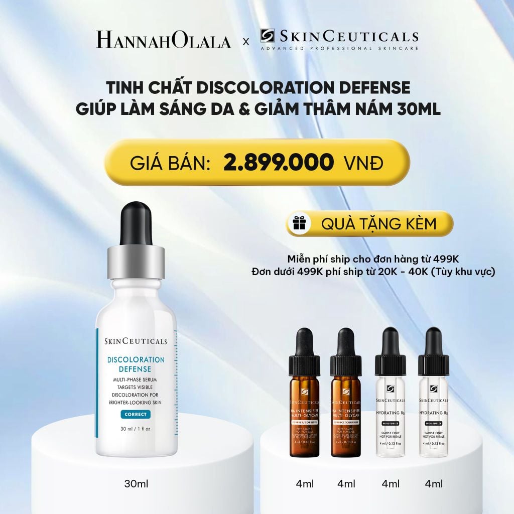  DEAL 3 TINH CHẤT DISCOLORATION DEFENSE GIÚP LÀM SÁNG DA & GIẢM THÂM NÁM 30ML 