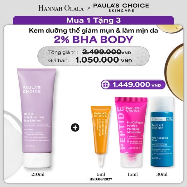  KEM DƯỠNG THỂ GIÚP LOẠI BỎ TẾ BÀO DA CHẾT VÀ MỀM MỊN DA 2% BHA 210ML - DEAL 03 - E14 